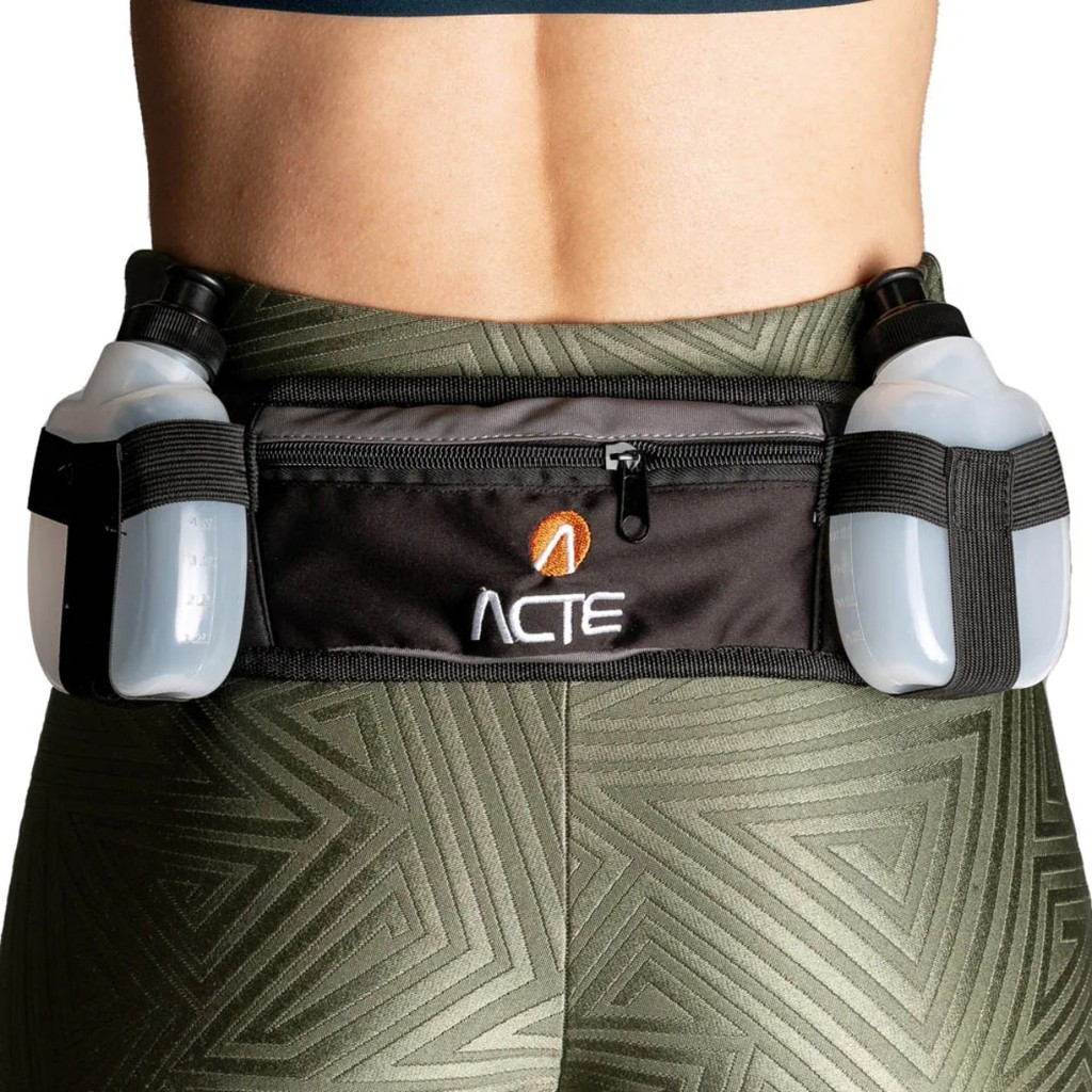 Cinto De Hidratação Corrida Pochete Com 2 Garrafas De Água Acte