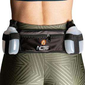 Cinto De Hidratação Corrida Pochete Com 2 Garrafas De Água Acte
