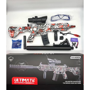 (Grande) M416 Arma Metralhadora blaster Lança Bolinhas De Gel Elétrica Pistola de gel blaster