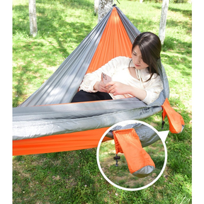 Rede De Dormir Casal 300kg Lazer Camping Selva Nylon 210t Rede Descanso JOYFOX