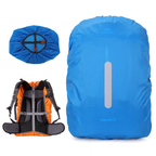 20L 35L 45L 60L 70L 80L 210t Double Plug Reflective Rain Cover Camping Xadrez Ciclismo Vertical Impermeável Rainycover