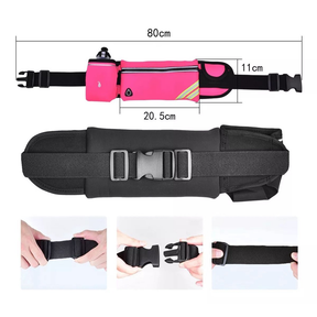 Bolsa de corrida à prova d'água com suporte para garrafa de água