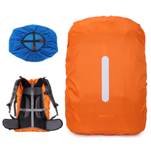 20L 35L 45L 60L 70L 80L 210t Double Plug Reflective Rain Cover Camping Xadrez Ciclismo Vertical Impermeável Rainycover