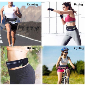 Bolsa de corrida à prova d'água com suporte para garrafa de água