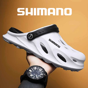Shimano Sapatos De Verão Ao Ar Livre Buraco Baotou Homens Sandálias Casuais Suxi Chinelos De Praia Pesca