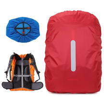 20L 35L 45L 60L 70L 80L 210t Double Plug Reflective Rain Cover Camping Xadrez Ciclismo Vertical Impermeável Rainycover