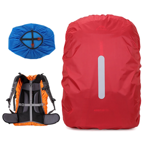 20L 35L 45L 60L 70L 80L 210t Double Plug Reflective Rain Cover Camping Xadrez Ciclismo Vertical Impermeável Rainycover