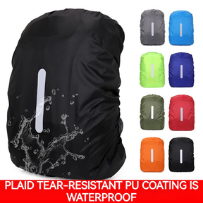 20L 35L 45L 60L 70L 80L 210t Double Plug Reflective Rain Cover Camping Xadrez Ciclismo Vertical Impermeável Rainycover