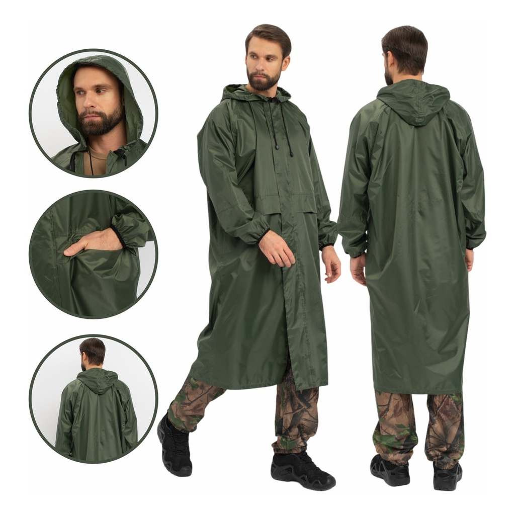 Capa De Chuva P/ Pesca Pescaria Militar Reforçada Epi Oferta
