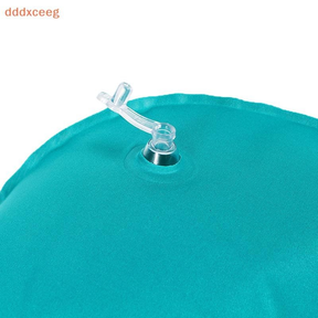 Travesseiro inflável portátil ultraleve adequado para viagens ao ar livre, acampamento, travesseiro de pescoço