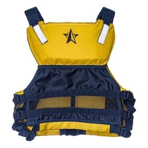 Colete De Flutuação Polaris Amarelo M 55-80KG Caiaque Pesca