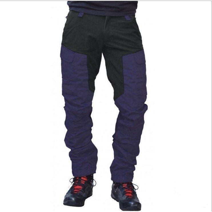 Calça cargo masculina plus size casual com vários bolsos