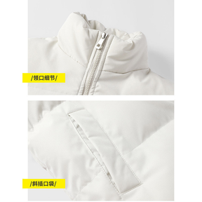 Quiksilver Jaqueta Espessada De Inverno Masculina Com Gola Alta Manga Comprida De Algodão Quente E Confortável