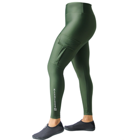 Calça Legging Para Pesca Esportiva Camping Atividades Esportivas Ar Livre Feminina Sports Mar Negro
