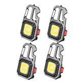 Chaveiro Lanterna Tatica Titaniun LED com Iluminação Ajustável Chave Multifuncional Blindado