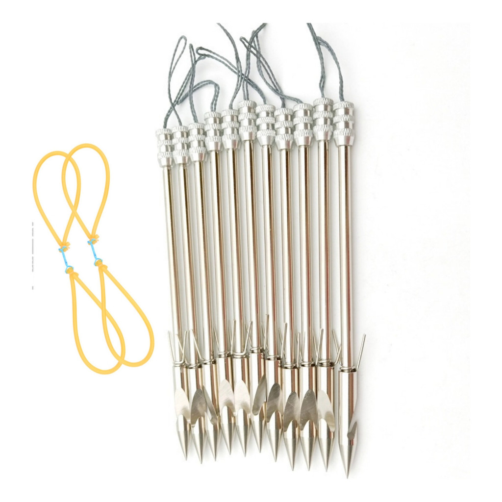 Kit18 Estilingue De Pesca Completo Flecha De Pesca/Carretel De Pesca/dispositivo De Lançamento