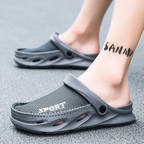 Extraordinário 2024 verão buraco sapatos masculinos verão exterior Wear antiderrapante anti-odor Baotou chinelos masculi