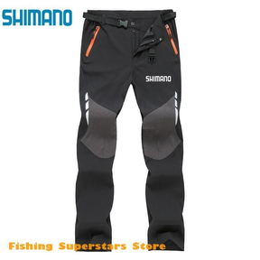 Homens SHIMANOS Vestuário De Pesca Ao Ar Livre Calças De Secagem Rápida Soltas Tamanho Grande
