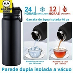 1200 ml 32 Oz 40 Oz Garrafa Térmica liso espacial Quente & Frio Com Isolamento Térmico