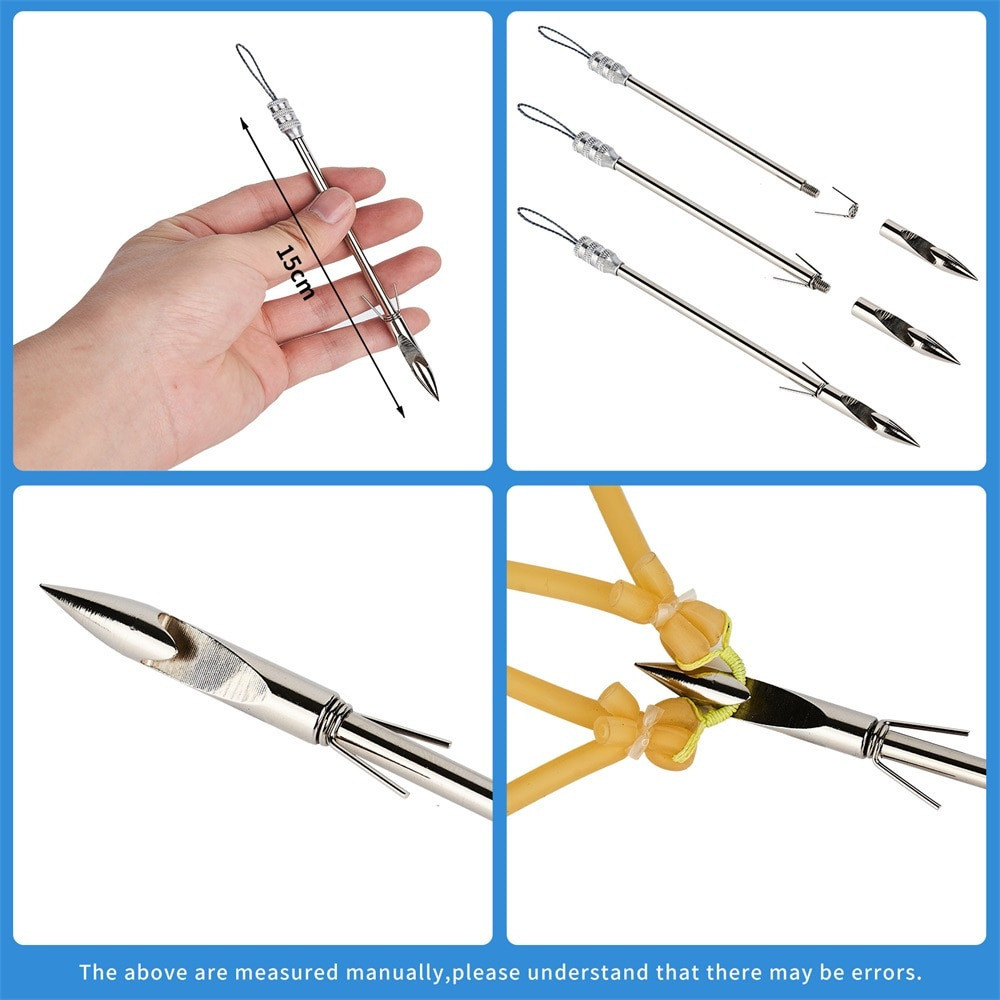 Kit18 Estilingue De Pesca Completo Flecha De Pesca/Carretel De Pesca/dispositivo De Lançamento