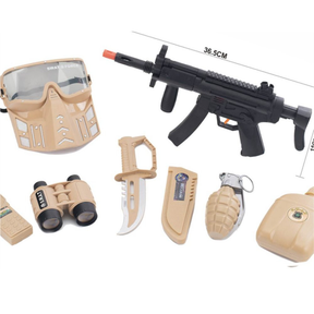 Kit Brinquedo Policial com Rifle e Acessórios para criança