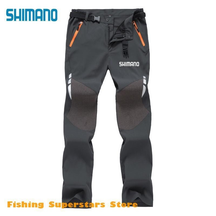 Homens SHIMANOS Vestuário De Pesca Ao Ar Livre Calças De Secagem Rápida Soltas Tamanho Grande