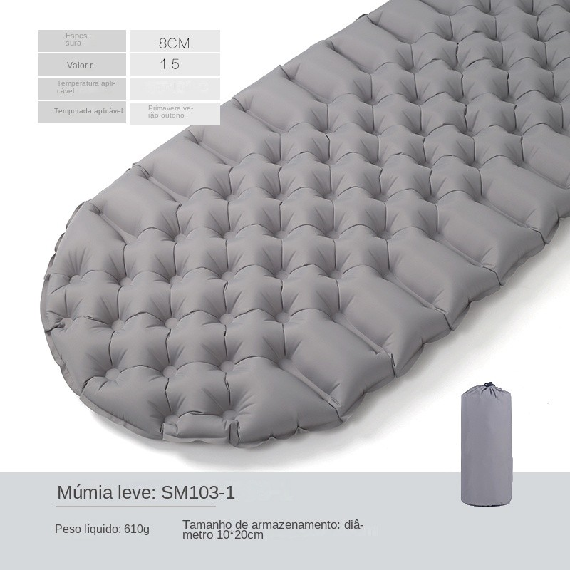 Colchão de ar ultra-leve / tapete de dormir à prova de água para acampar e relaxar