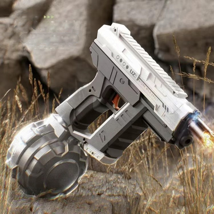 Pistola de Água Elétrica Automática Recarregável Ideal para Diversão Infantil ao Ar Livre Brinquedo Lançador de Água