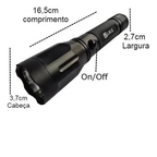 Lanterna HX-533 Lanterna para caça Verde FOCO ÚNICO Longo alcance com acionador remoto acessorios