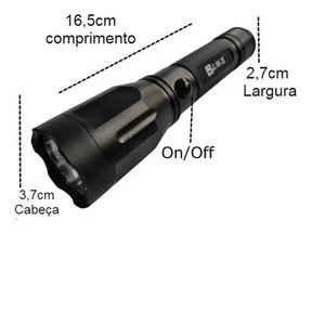 Lanterna HX-533 Lanterna para caça Verde FOCO ÚNICO Longo alcance com acionador remoto acessorios