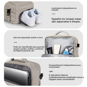 Males Multifuncional Viagem Mochila Portátil Grande Capacidade Transpirável Bagagem De Mão