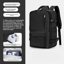 Males Multifuncional Viagem Mochila Portátil Grande Capacidade Transpirável Bagagem De Mão