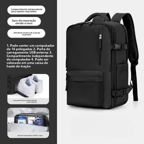 Males Multifuncional Viagem Mochila Portátil Grande Capacidade Transpirável Bagagem De Mão