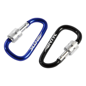Kit 2 Mosquetão Chaveiro Alumínio P/ Acessórios Montanhismo 6mm