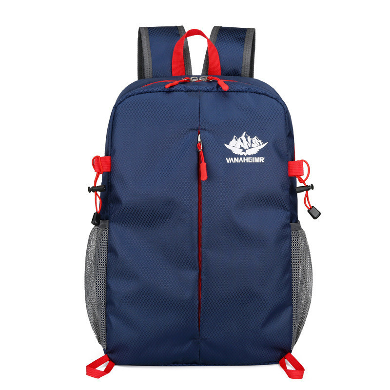 Mochila Unissex Leve Impermeável Dobrável Para Exterior Casual De Viagem Grande Capacidade Esportiva