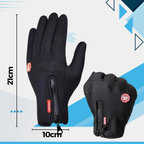 Luva Térmica resistente a água Unissex para Moto e Bike com Touch
