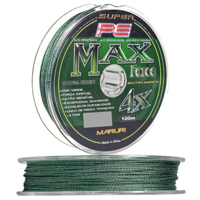 Linha de Pesca Multifilamento Max Force 4X Maruri 100 Metros