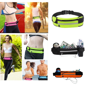 Bolsa Pochete Unissex Esportiva Impermeável Porta Celular Porta Garrafa Fitness