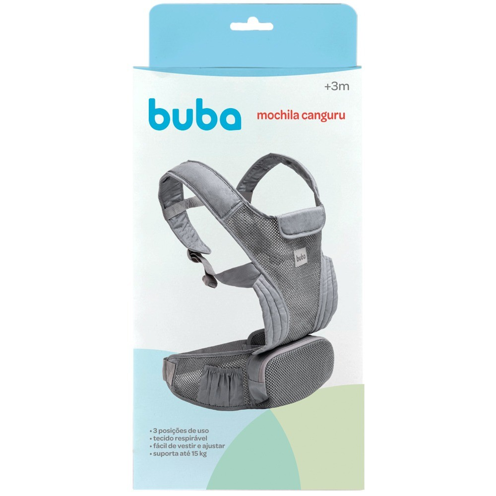Canguru Bolsa Mochila Para Bebê 3 Posições Até 15Kg