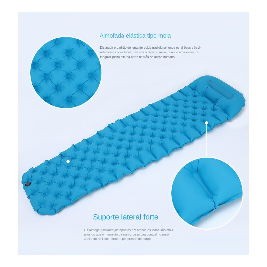 Colchão de ar ultra-leve / tapete de dormir à prova de água para acampar e relaxar