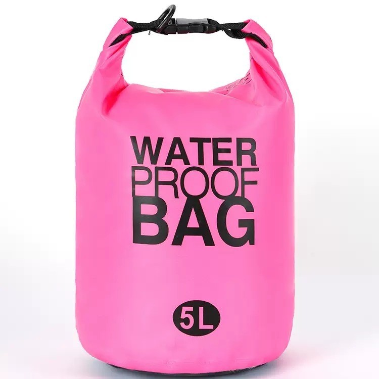Bolsa Impermeável Saco Estanque 2/5/10/15/20/30L Camping Bag Mochila Pesca Caiaque Natação