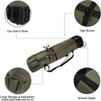 Bolsa cilíndrica para pesca ao ar livre bolsa para vara de pesca bolsa para vara de mar, bolsa para equipamento de pesca