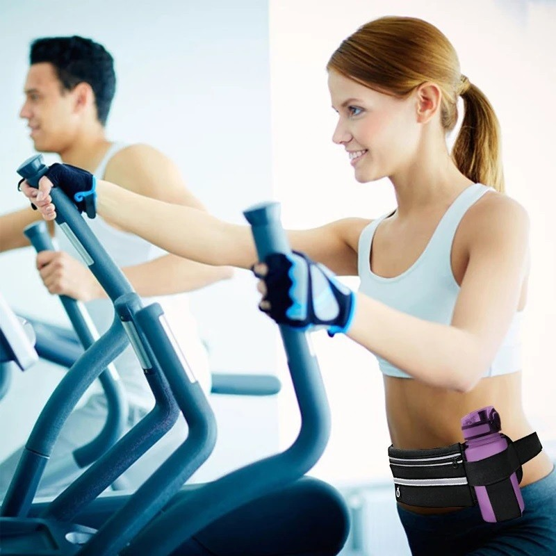 Bolsa Pochete Unissex Esportiva Impermeável Porta Celular Porta Garrafa Fitness