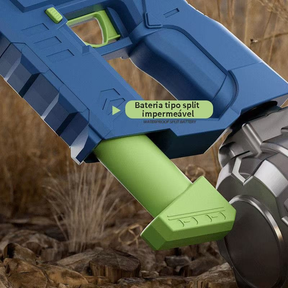 Pistola de Água Elétrica Automática Recarregável Ideal para Diversão Infantil ao Ar Livre Brinquedo Lançador de Água