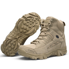 Outdoor/Caça Botas de couro 2024 homens novos sapatos de montanhismo Top alta