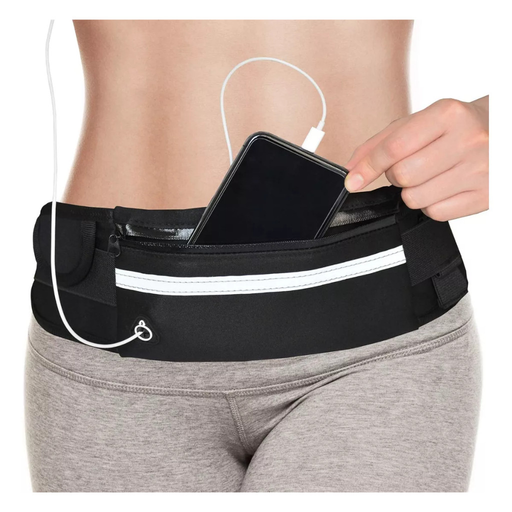 Bolsa Pochete Unissex Esportiva Impermeável Porta Celular Porta Garrafa Fitness