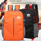 Mochila Unissex Leve Impermeável Dobrável Para Exterior Casual De Viagem Grande Capacidade Esportiva