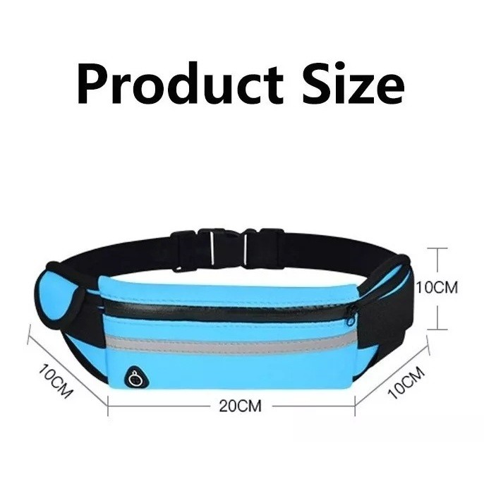 Bolsa Pochete Unissex Esportiva Impermeável Porta Celular Porta Garrafa Fitness