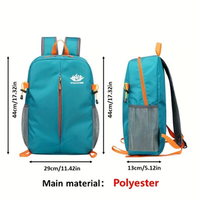 Mochila Unissex Leve Impermeável Dobrável Para Exterior Casual De Viagem Grande Capacidade Esportiva