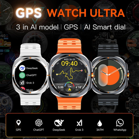 Relógio Smartwatch SU01 47mm GPS Integrado Responde WHATSAPP em AUDIO TELA SUPER AMOLED MICROWEAR Lançamento 2025